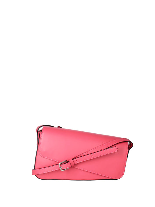 Borsa a tracolla da donna In Vera pelle | Roberta Rossi | RR220722323FBG-L317_FUXIA