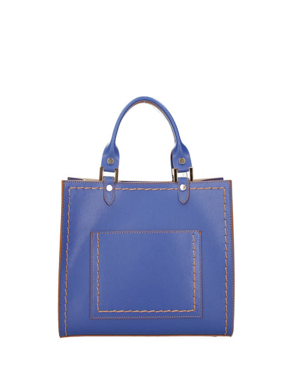 Borsa a mano da donna In Vera pelle | Roberta Rossi | RR220726223FBG-P_633_BLUETTE