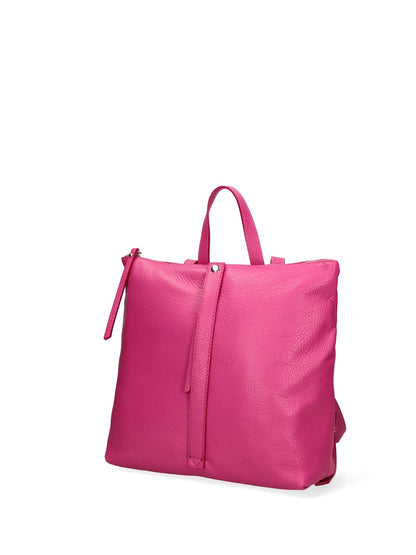 Borsa a mano convertibile in zaino da donna In Vera pelle