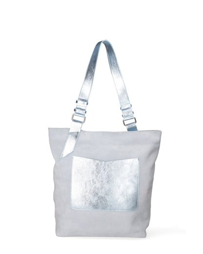 Borsa a spalla da donna In Vera pelle | Roberta Rossi | RR220731223FBG-D47_CELESTE+L034