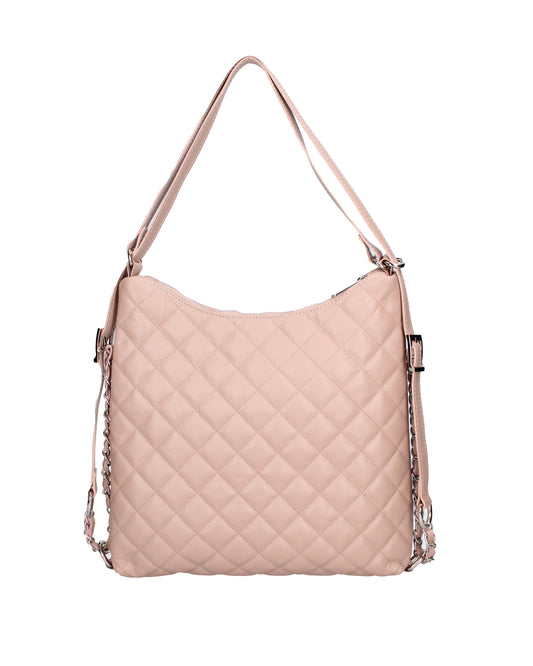 Borsa a spalla convertibile in zaino da donna In Vera pelle | Roberta Rossi | RR220714423FBG-S68_NUDO