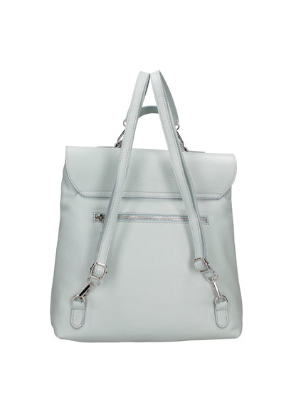 Borsa a mano convertibile in zaino da donna In Vera pelle