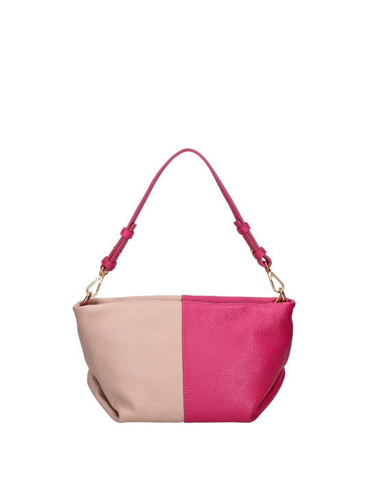 Borsa a spalla da donna In Vera pelle | Roberta Rossi | RR220716523FBG-D02_FUXIA+D68_CIPRIA