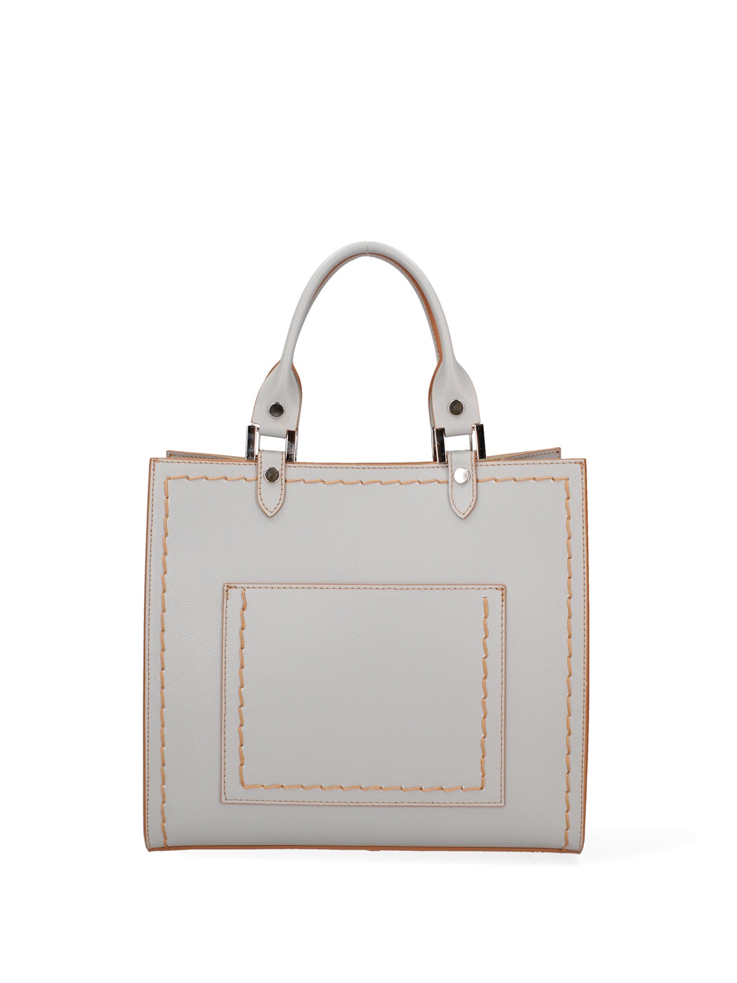 Borsa a mano da donna In Vera pelle | Roberta Rossi | RR220726223FBG-P_630_GRIGIO_CHIARO