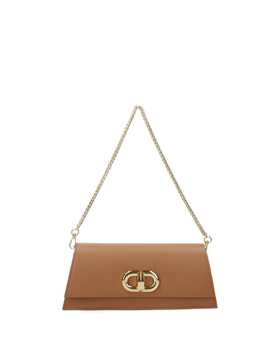 Borsa a spalla da donna In Vera pelle | Roberta Rossi | RR220731323FBG-L125_CAMEL