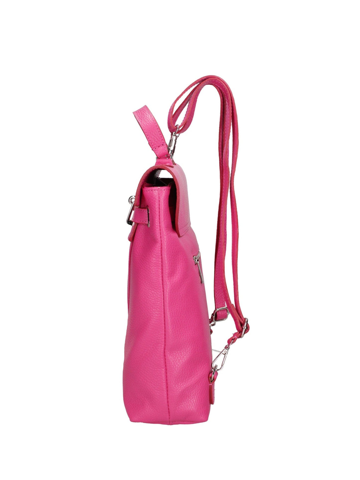 Borsa a mano convertibile in zaino da donna In Vera pelle