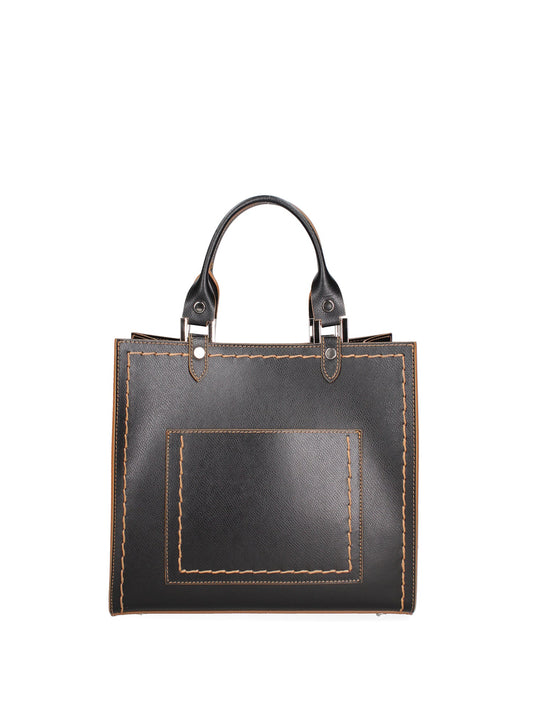 Borsa a mano da donna In Vera pelle | Roberta Rossi | RR220726223FBG-P_636_NERO