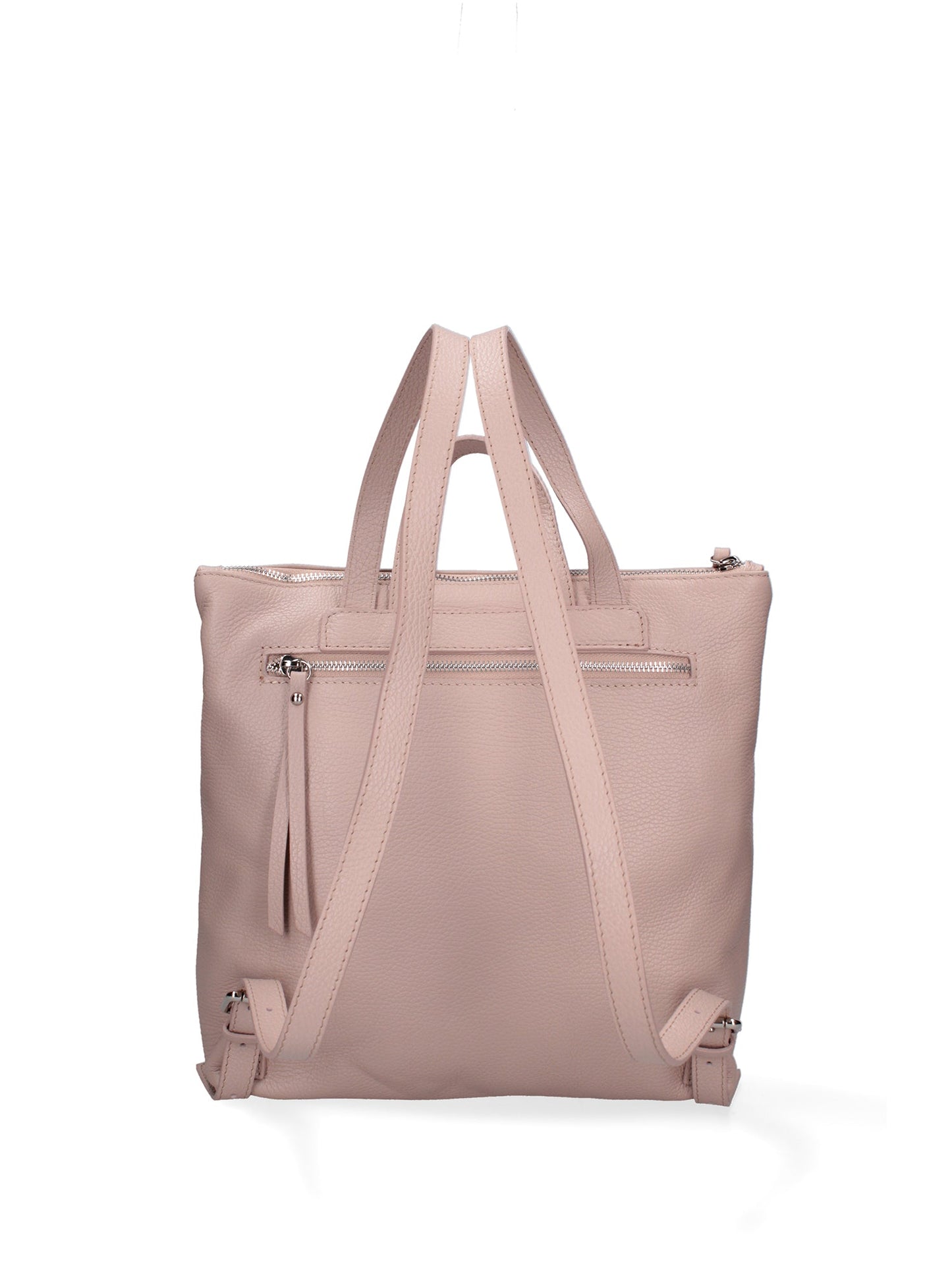 Borsa a mano convertibile in zaino da donna In Vera pelle