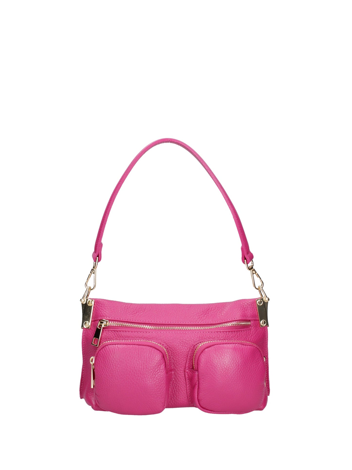 Borsa a spalla da donna In Vera pelle | Roberta Rossi | RR220714723FBG-D02_FUXIA
