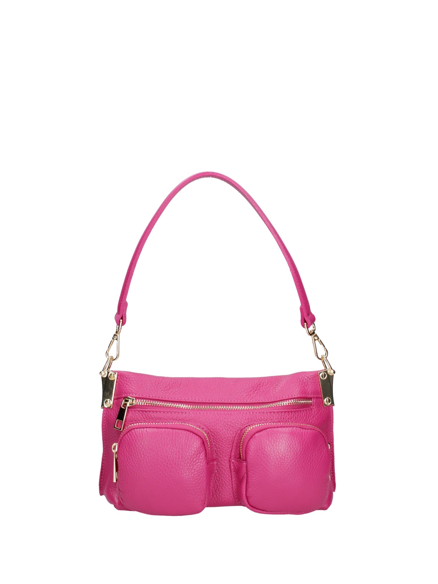 Borsa a spalla da donna In Vera pelle | Roberta Rossi | RR220714723FBG-D02_FUXIA