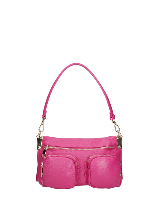 Borsa a spalla da donna In Vera pelle | Roberta Rossi | RR220714723FBG-D02_FUXIA