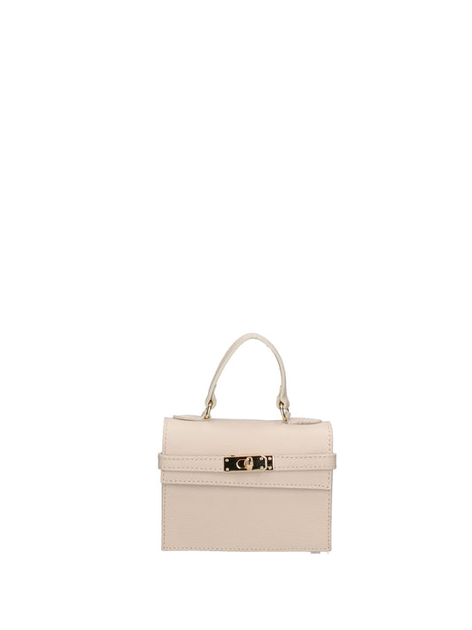 Borsa a mano da donna In Vera pelle | Roberta Rossi | RR220716123FBG-D37_LATTE
