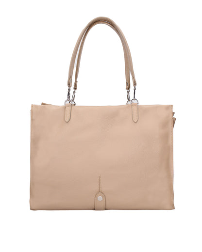 Borsa a spalla da donna In Vera pelle | Roberta Rossi | RR220713823FBG-D05_CAPPUCCINO