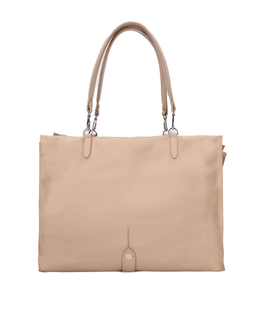 Borsa a spalla da donna In Vera pelle | Roberta Rossi | RR220713823FBG-D05_CAPPUCCINO