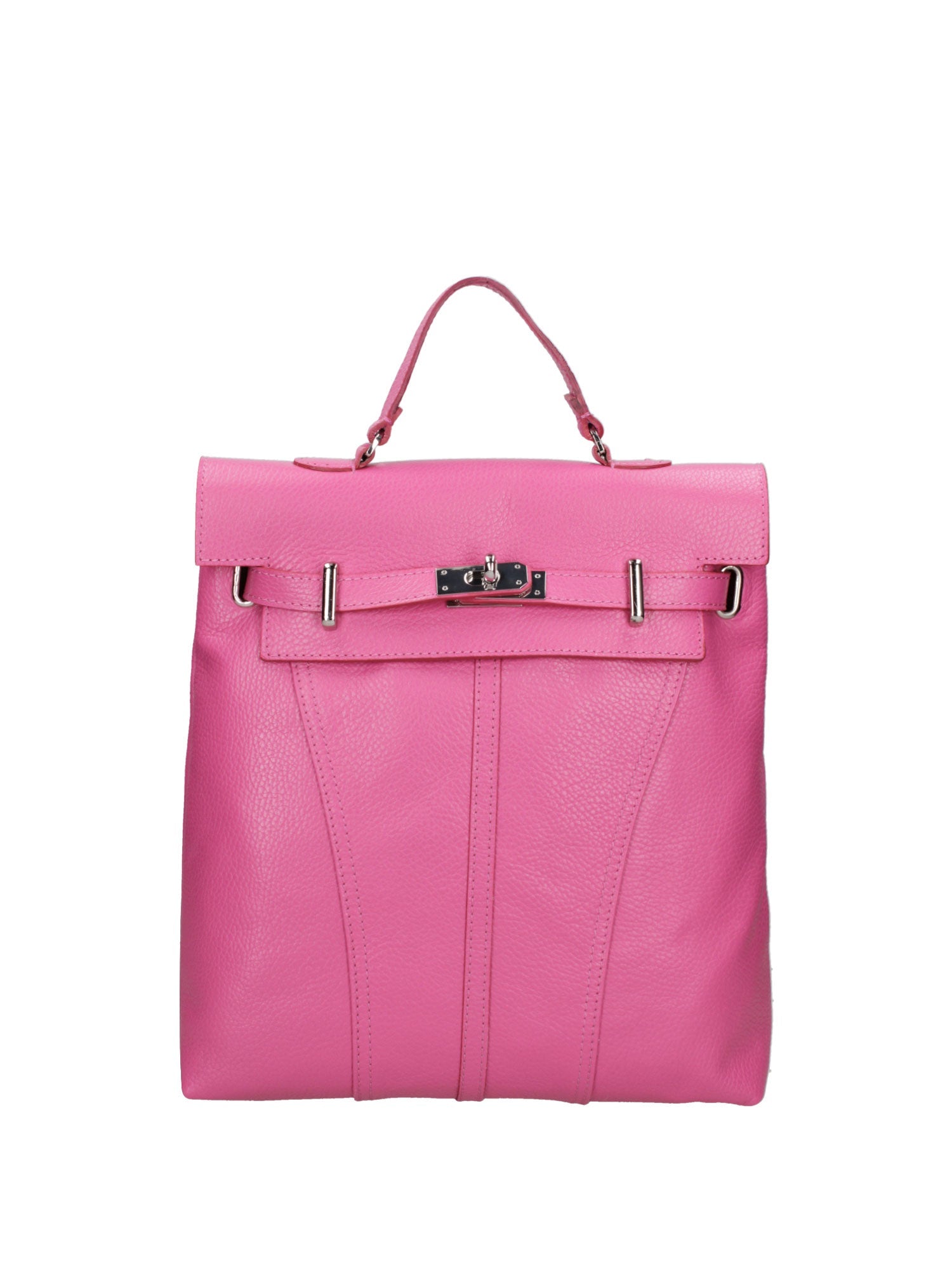 Borsa a mano convertibile in zaino da donna In Vera pelle | Roberta Rossi | RR220724823FBG-FUXIA_CHIARO
