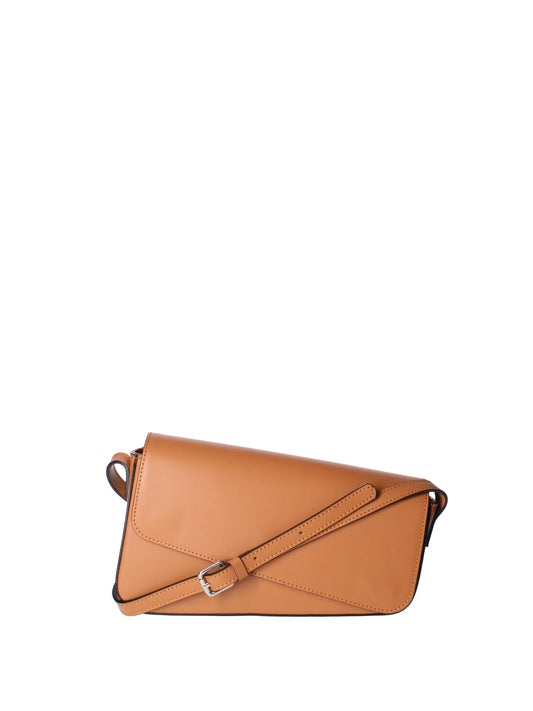 Borsa a tracolla da donna In Vera pelle | Roberta Rossi | RR220722323FBG-L125_CAMEL