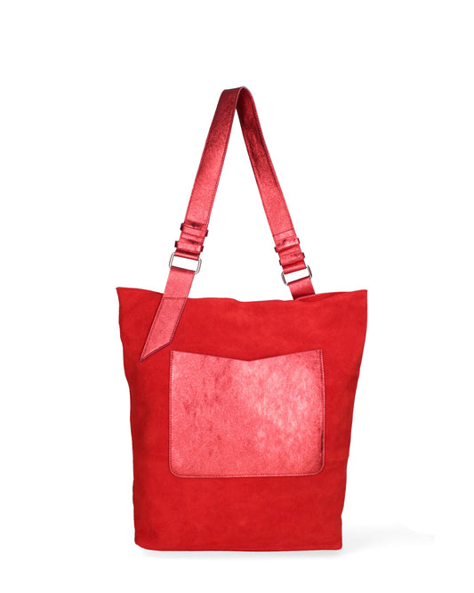 Borsa a spalla da donna In Vera pelle | Roberta Rossi | RR220731223FBG-D17_ROSSO+L032