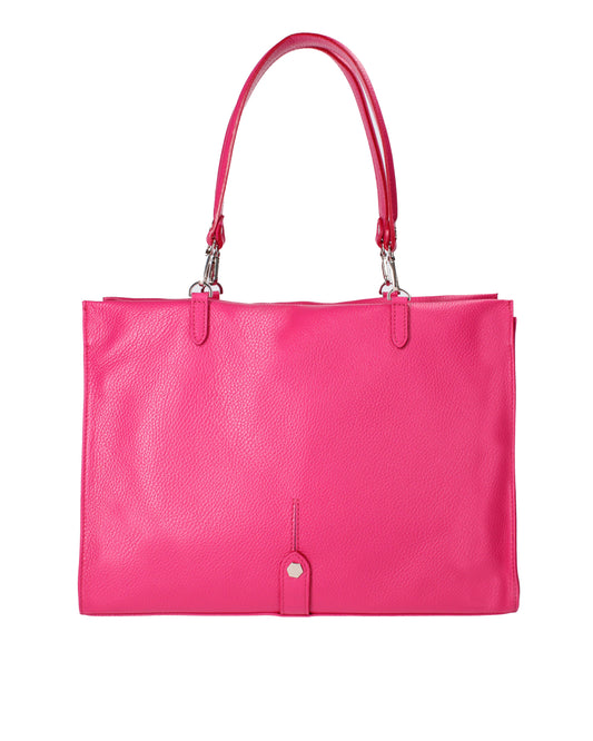 Borsa a spalla da donna In Vera pelle | Roberta Rossi | RR220713823FBG-D02_FUXIA